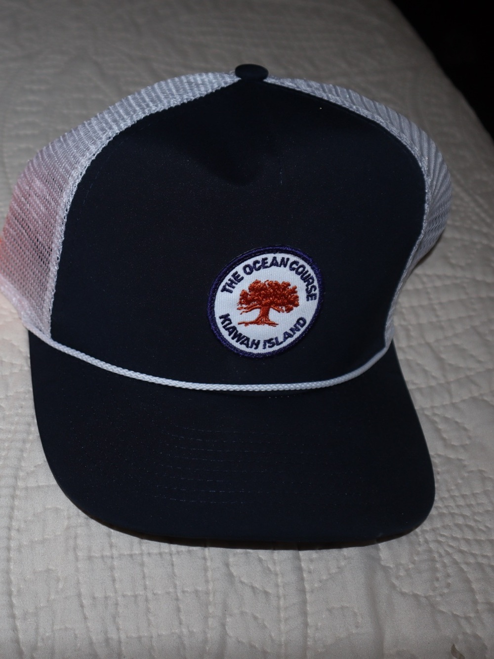 Navy Ocean Course Kauai Island Imperial Trucker Hat SnapBack Mesh Cap